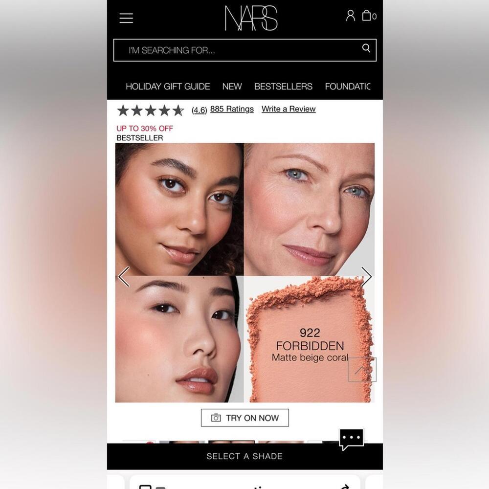 NIB NARS Forbidden Matte Blush